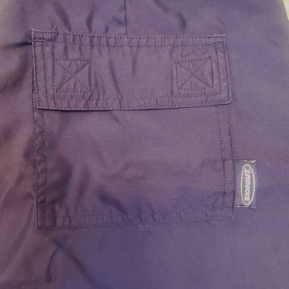 Sideout Women’s Swim Board Shorts Size Large Blue with White Stripes - Picture 5 of 8